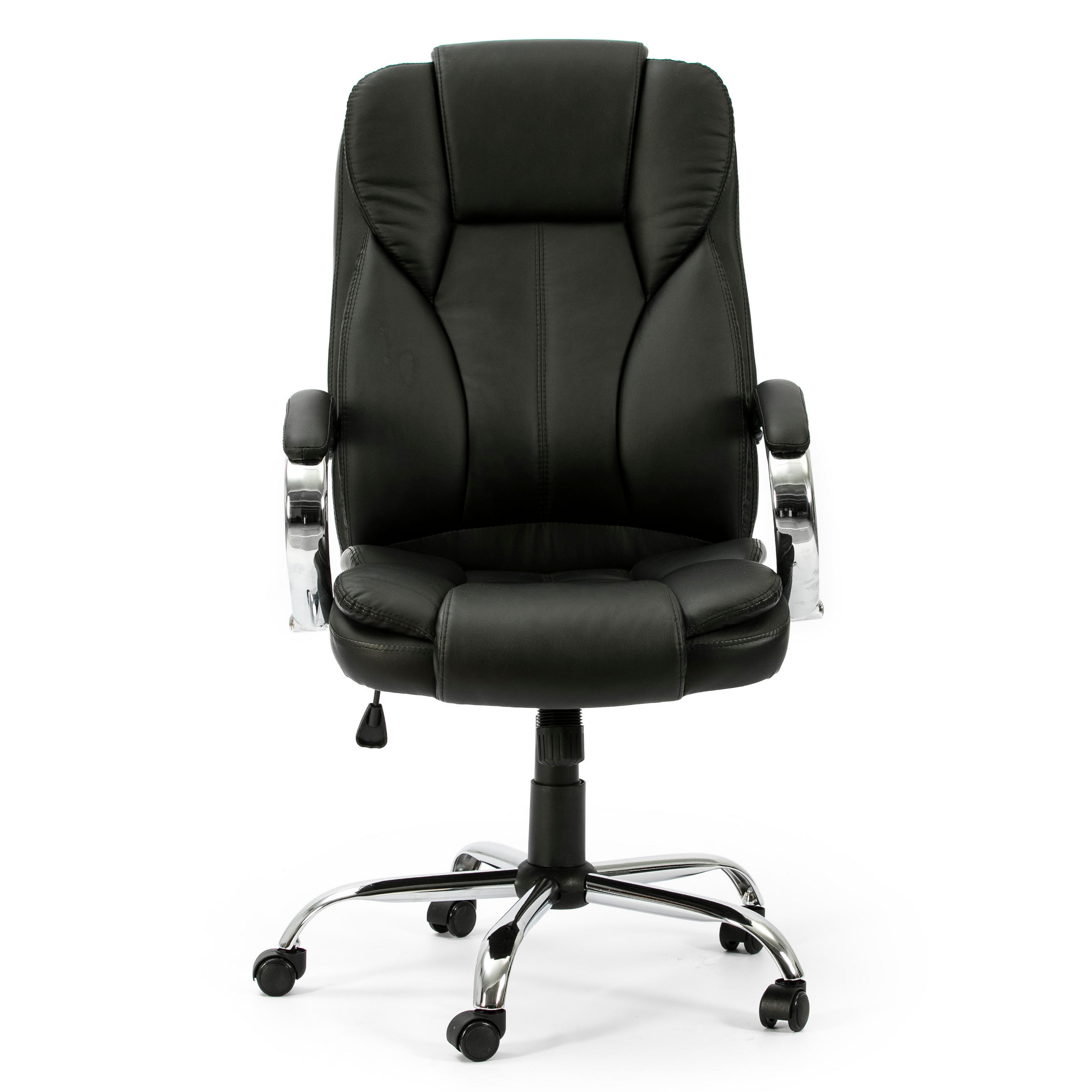 DREHSTUHL Nixon Schwarze Farbe - Schwarz, Fell (77/114/65cm) - VS Venta-stock