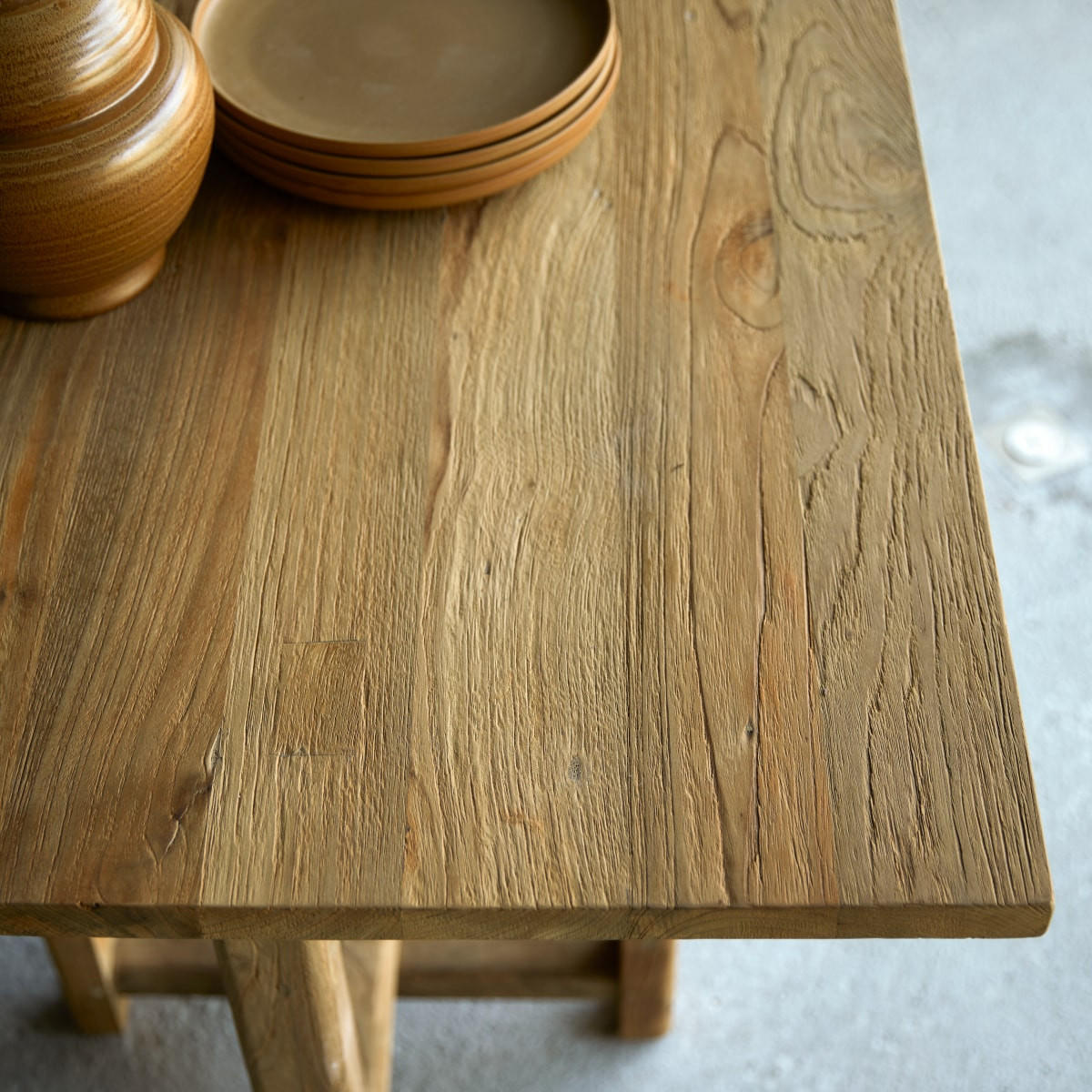 TISCH Antonia Natur aus Teak - Naturfarben, Holz (80/200/75cm) - Tikamoon