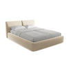 POLSTERBETT mit Bettkasten und Lattenrost 180x228 Beige - Beige/Creme, Kunststoff/Textil (160/200cm) - Makamii