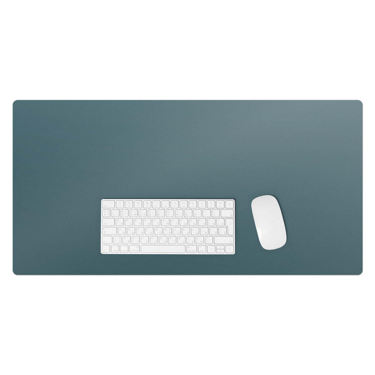 SCHREIBTISCHUNTERLAGE 90x45 cm Türkis - Petrol, Kunststoff (1.6/90/45cm) - Wallfluent