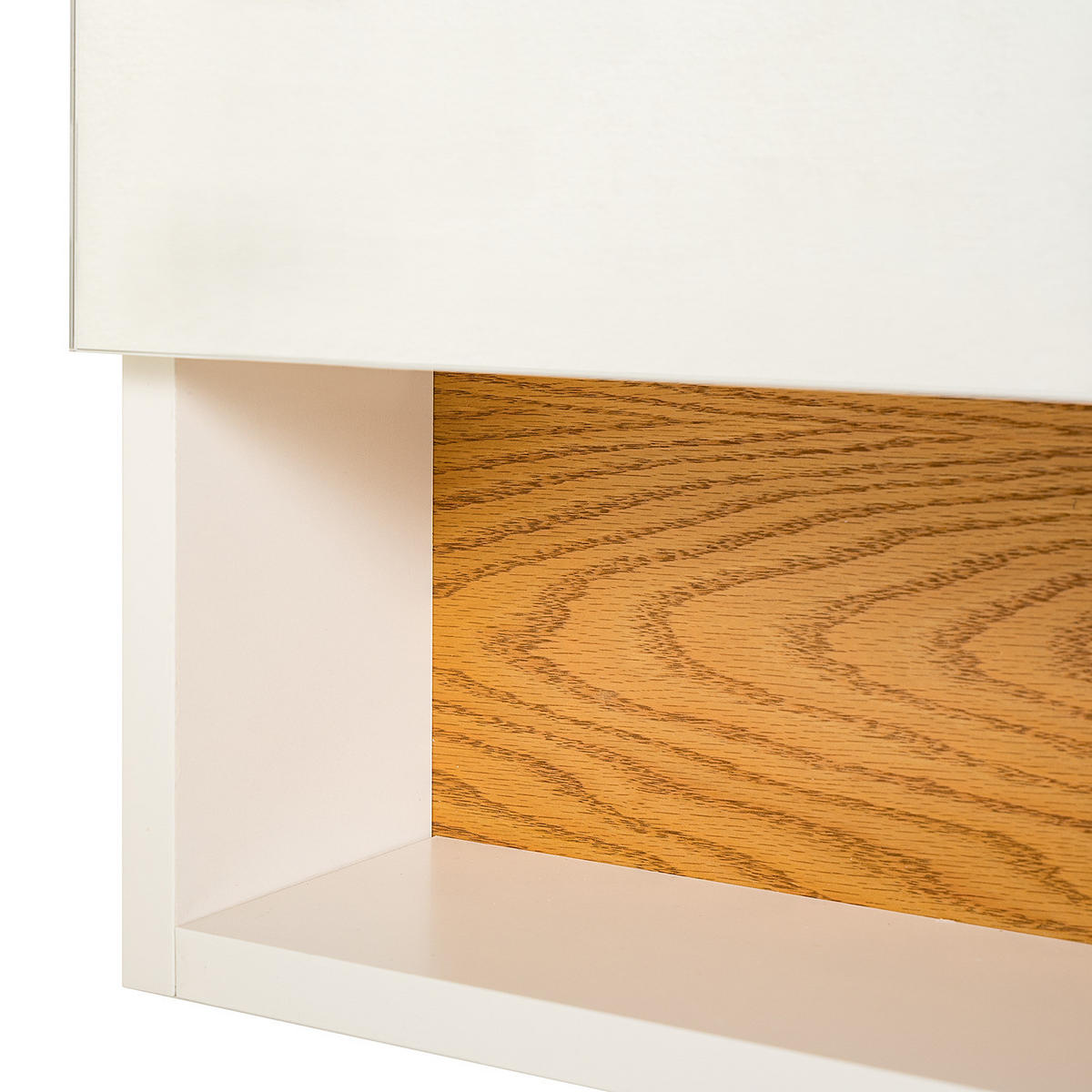 SPIEGELSCHRANK - Weiß, Holzwerkstoff (80/65/15cm) - home24