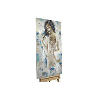 ACRYLBILD HANDGEMALT 60/120 cm - Blau, Holz/Textil (60/120cm) - KUNSTLOFT