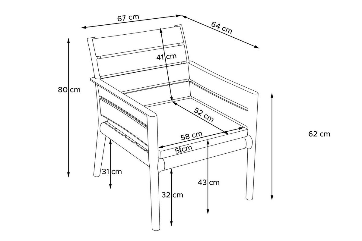 GARTENMÖBEL-SET MITTU 5-tlg, Mint/Gelb - Gelb/Mintgrün, Kunststoff - KONSIMO®