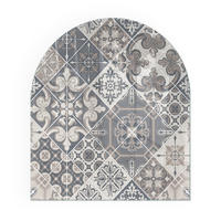 GLASPLATTE für Kamin 80x70 cm - Grau, Glas (80/70/0.4cm) - TULUP