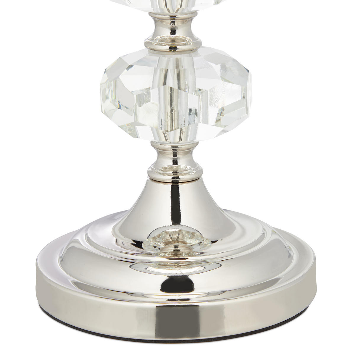 TISCHLAMPE - Multicolor, Glas/Textil (26/26/47cm) - Relaxdays