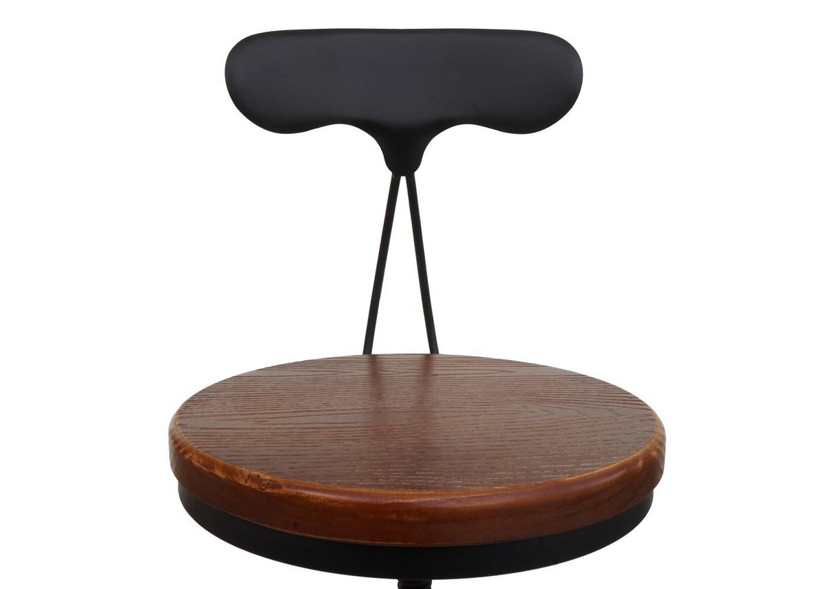BARHOCKER Schwarz 2er-Set - Schwarz, Holz (41/113/41cm) - MCW