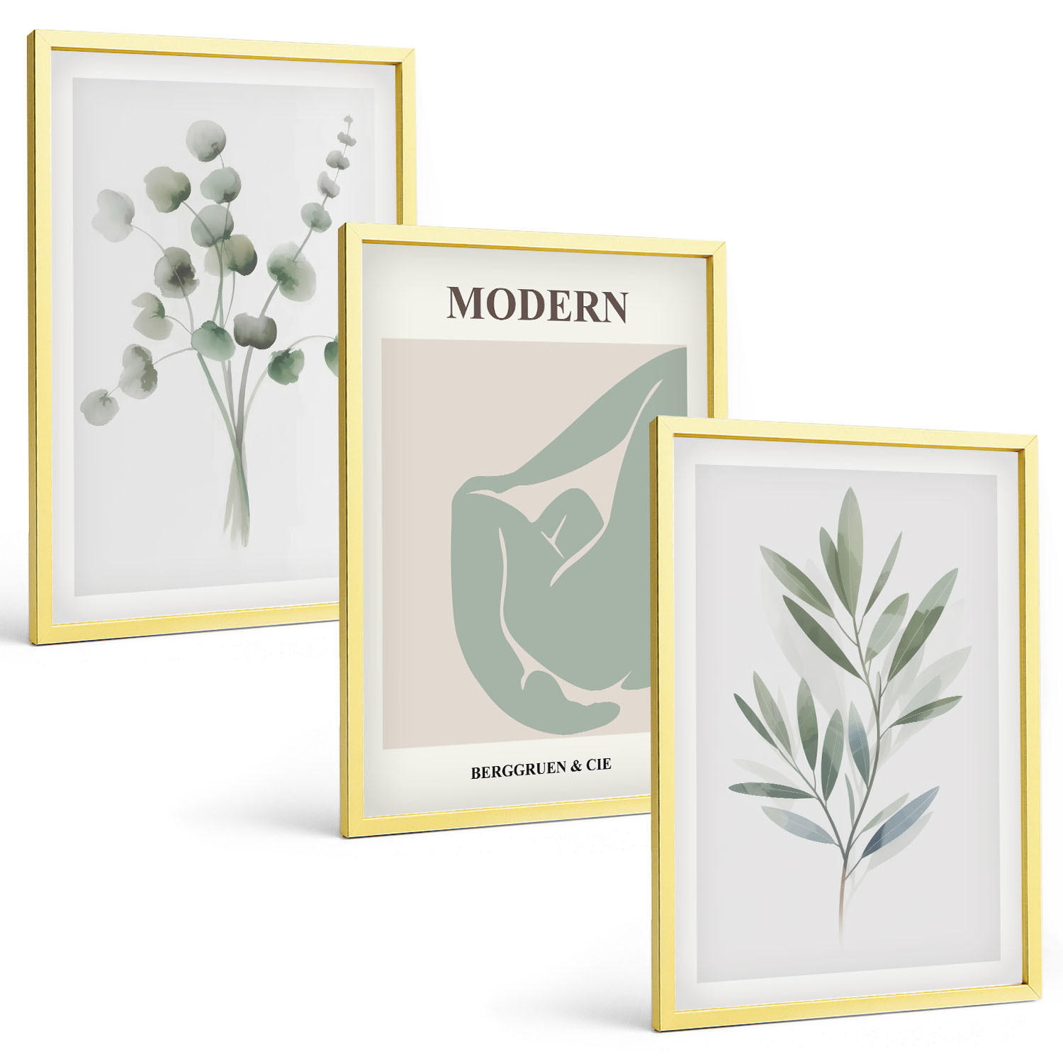 Tulup Bilder Gold 40x60 cm