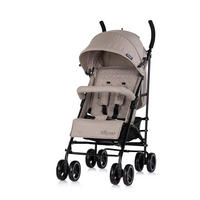 BUGGY Milano beige/braun Buggy bis 22 kg, Rückenlehne verstellbar, faltbar - Beige, Metall (60/49/105cm) - Chipolino