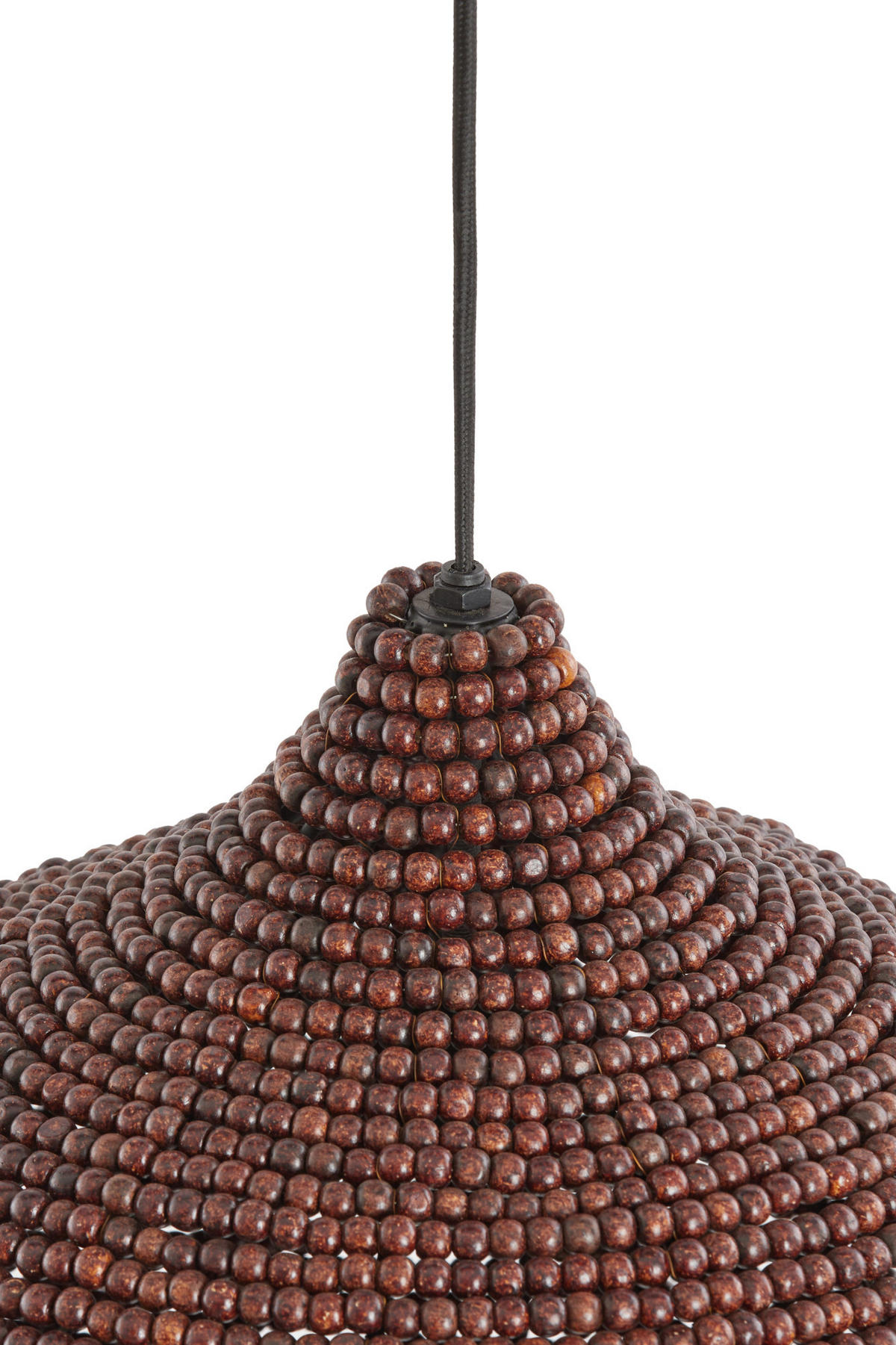 HÄNGELAMPE Kalenga Braun Ø28/30 cm - Dunkelbraun, Metall (28/28/30cm) - Light & Living