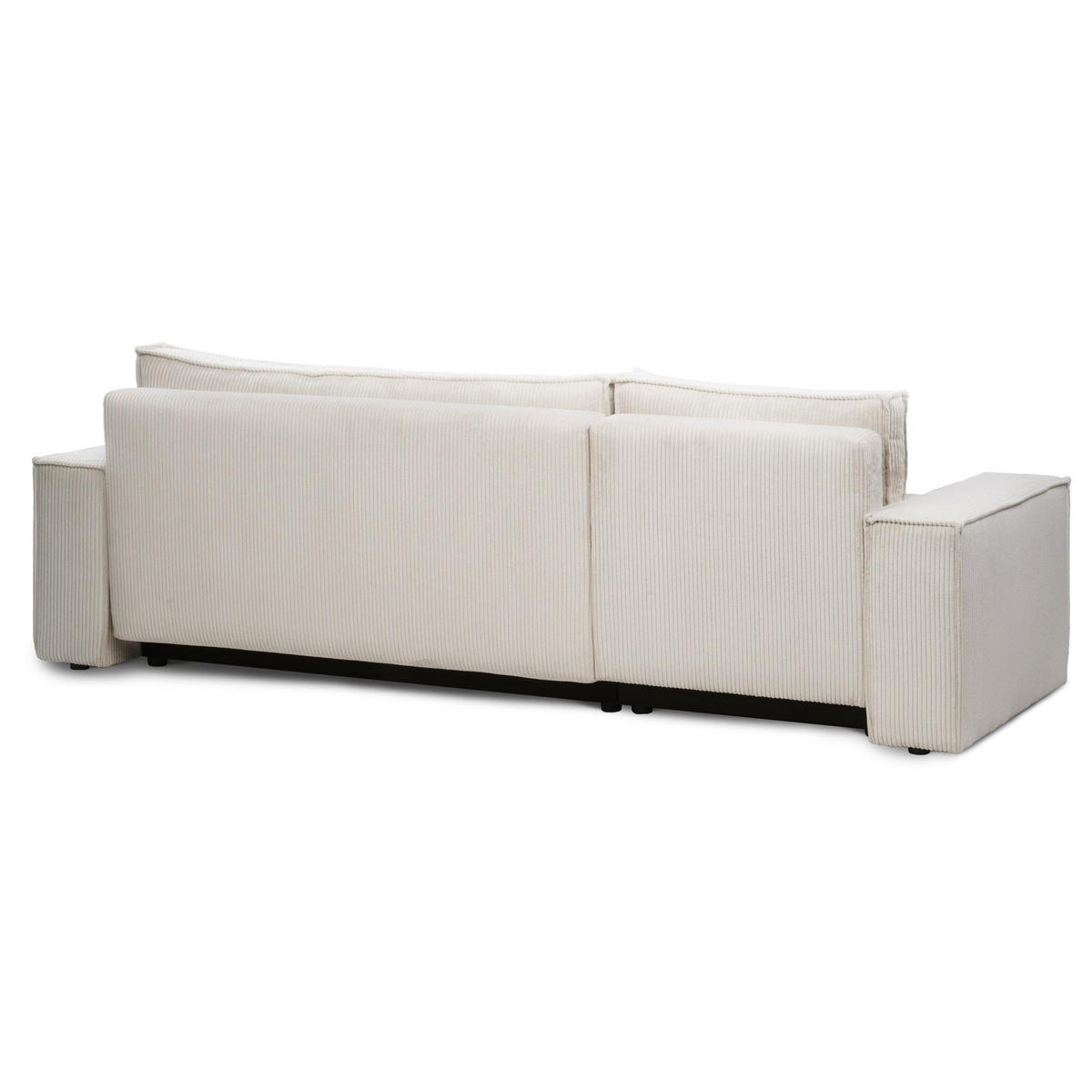 ECKSOFA Agi Braun 60 cm - Braun, Textil (244/83/142cm) - Pillovely
