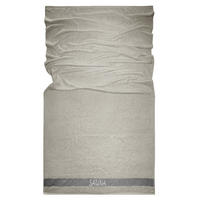 SAUNAHANDTUCH Lima Kieselgrau 100x200 cm - Graubraun, Naturmaterialien (100/200cm) - Lashuma