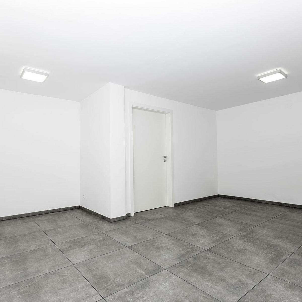 LED PANEL Aluminium Weiß - Weiß, Metall (30/30/5.1cm) - Globo Lighting