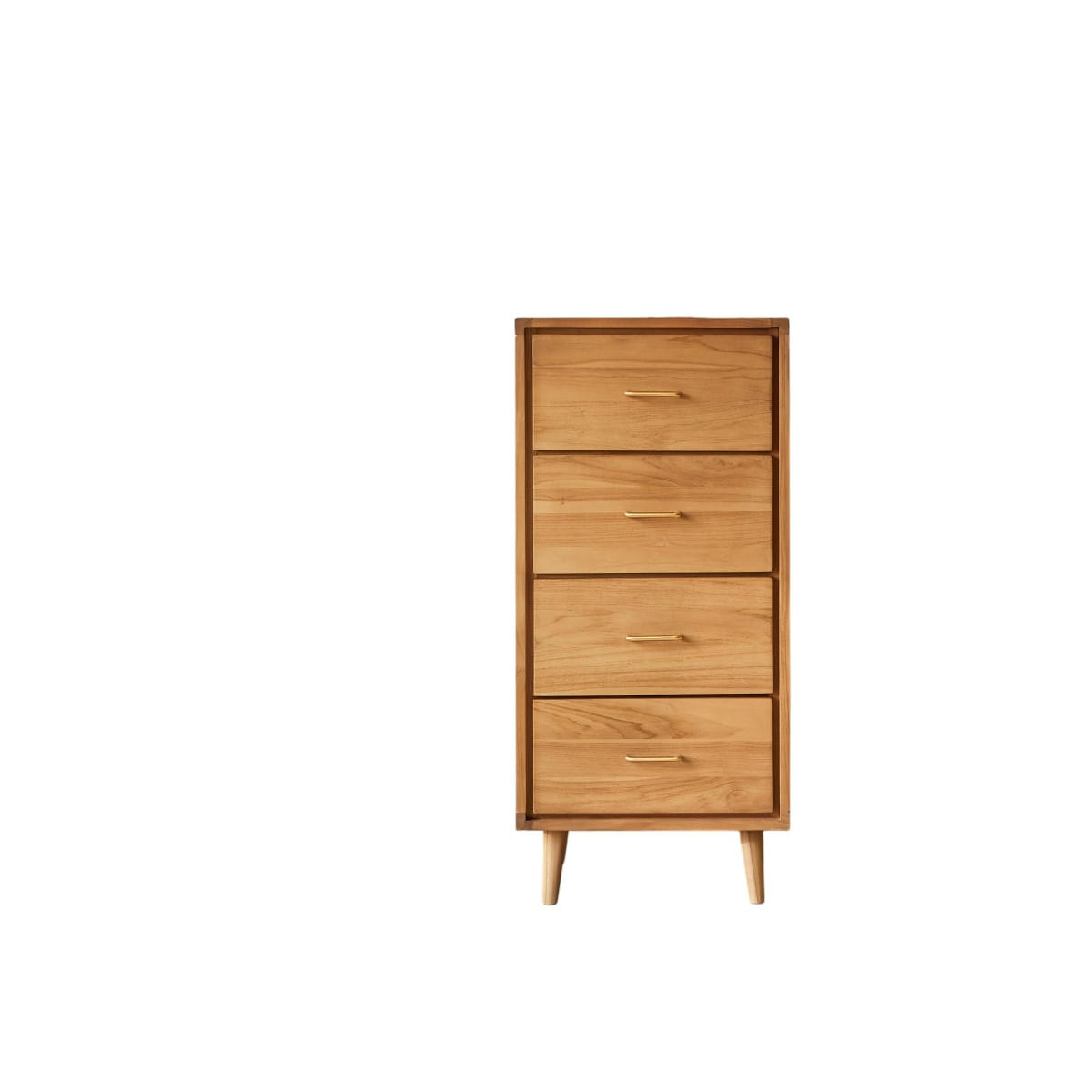 KOMMODE Kort Natur aus Teak - Naturfarben, Holz (54/116/50cm) - Tikamoon