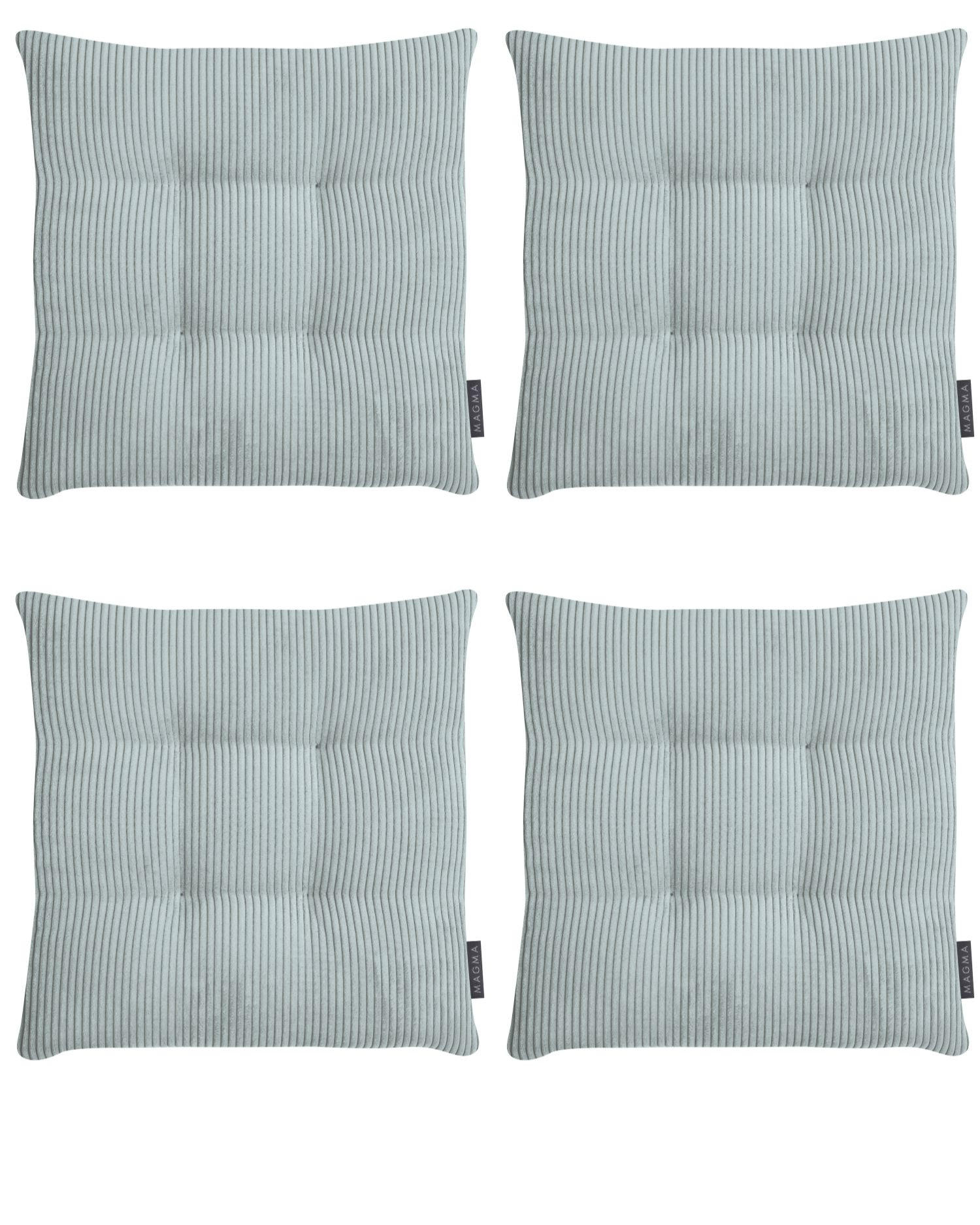 STUHLKISSEN 4er Set Inga - Mintgrün, Textil (35/35/5cm) - Magma Heimtexx