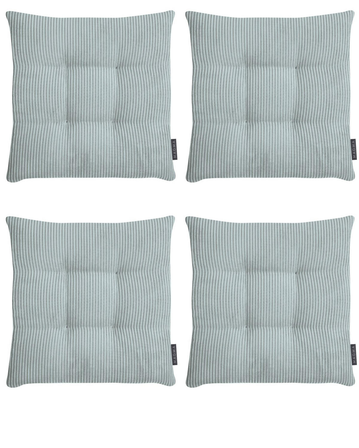 STUHLKISSEN 4er Set Inga - Mintgrün, Textil (35/35/5cm) - Magma Heimtexx