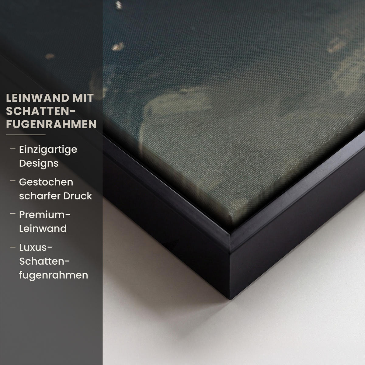 LEINWAND Bilder mit Rahmen - Weihnachtsmann - Weihnachten - Winter - Weihnachtsbaum - 80x120 - Bordeaux, Textil (80/120cm) - MuchoWow