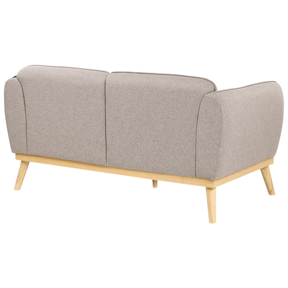 POHOVKA 2-místná Látka Světle hnědá Ljung - světle hnědá, textil (160/82/82cm) - Beliani