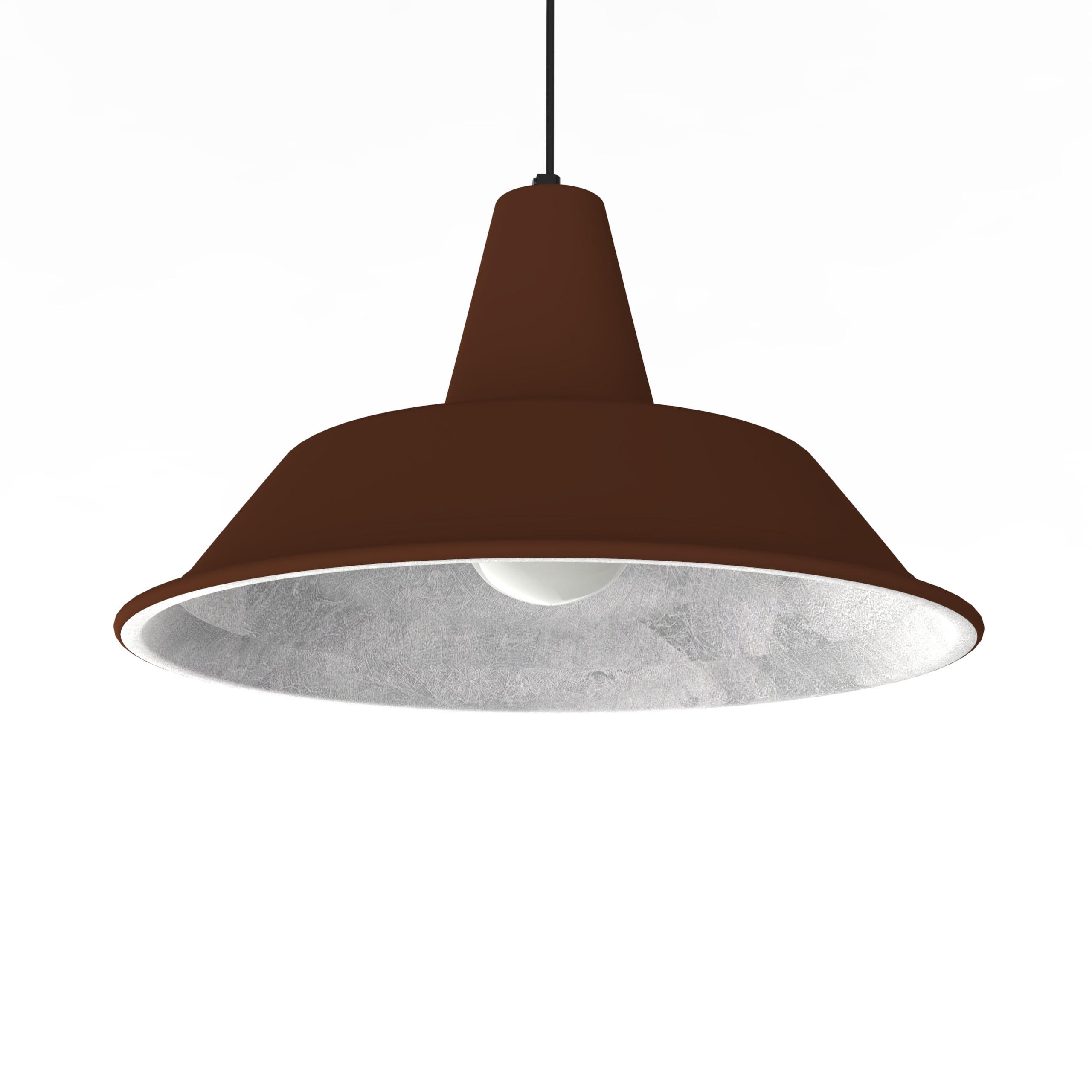 HÄNGELEUCHTE Duna - Braun, Metall (45/45/25cm) - Lumicom