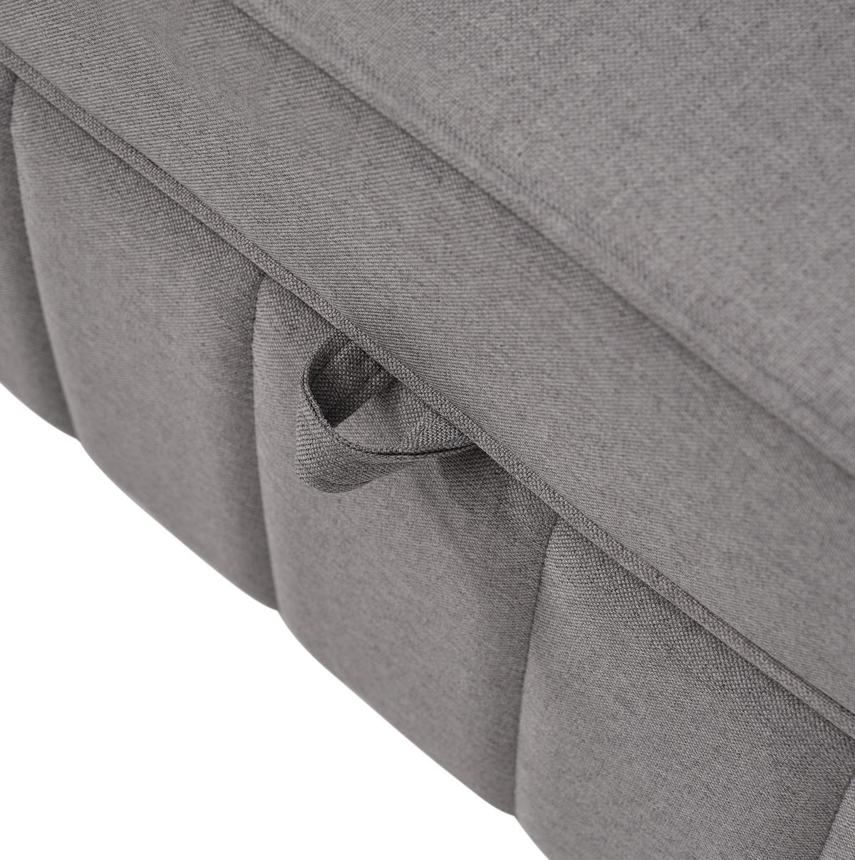 SCHLAFSOFA klappbar mit Schlaffunktion 127 x 180 cm Antique Gray - Grau, Metall (75/94/127cm) - Meubliv