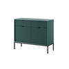 SIDEBOARD GRÜN - Grün, Holzwerkstoff (104/83/39cm) - FURNLUX