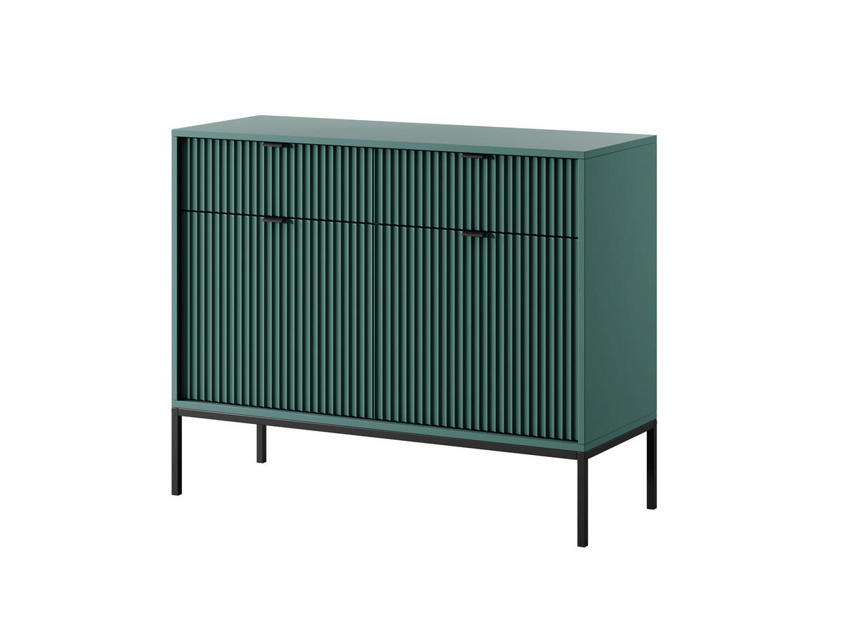 SIDEBOARD GRÜN - Grün, Holzwerkstoff (104/83/39cm) - FURNLUX