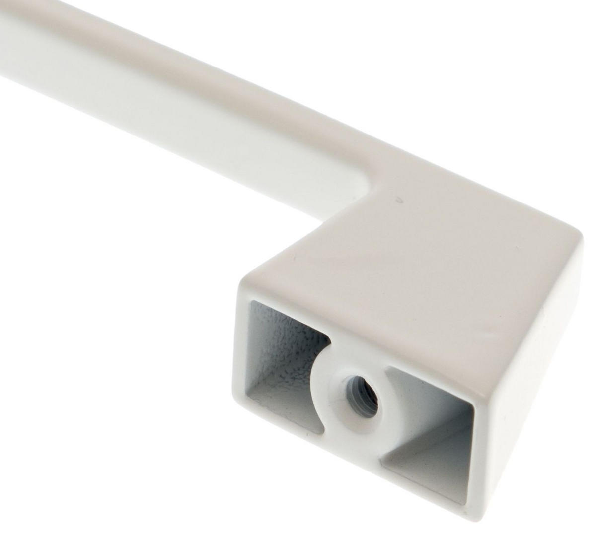 MÖBELGRIFF BA 256mm, Küchengriff Weiss matt, Schrankgriff Stilo - Weiß, Metall (0.8/3/28.1cm)