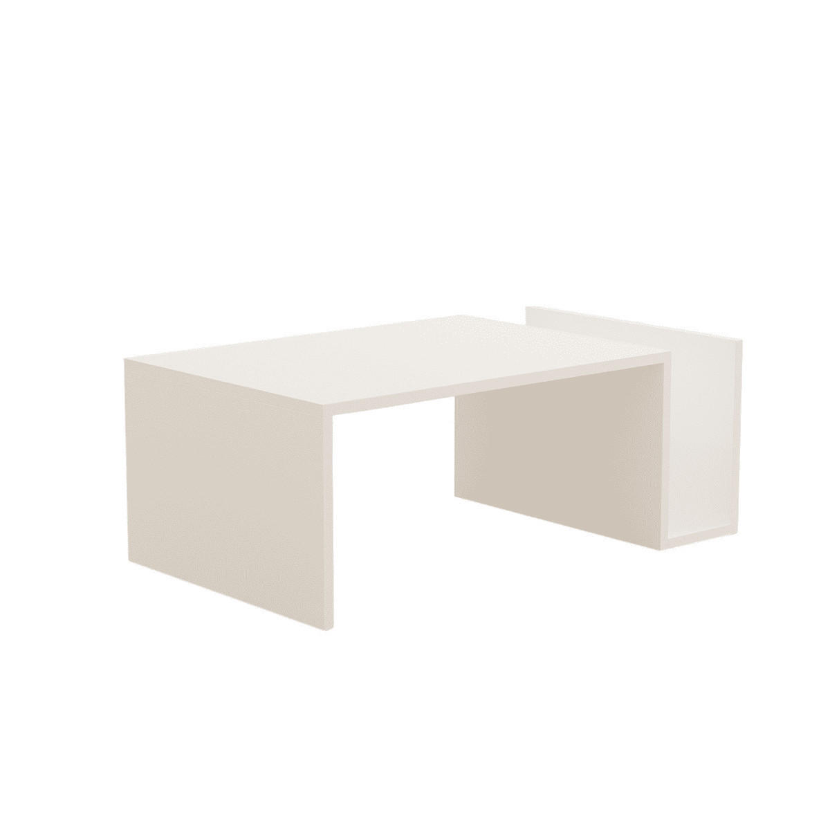 COUCHTISCH - memo 86,8/50/32,4 cm - Weiß, Holzwerkstoff (86.8/50/32.4cm) - Calicosy