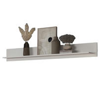 WANDBOARD weiß 170 cm Wandregal mit Rückwandpaneel, Bücherregal - Weiß, Holzwerkstoff (120/22/21cm) - Inn.Furn