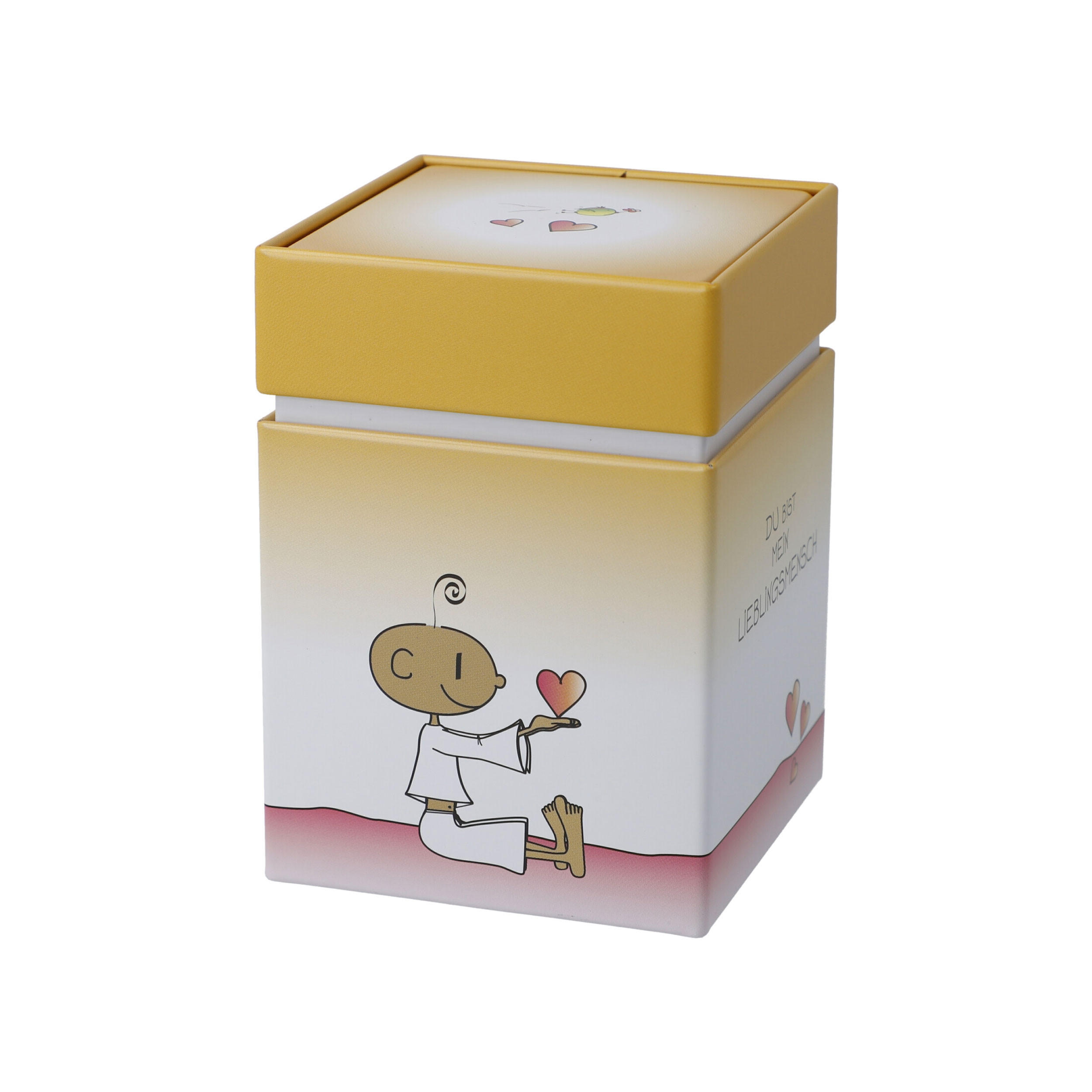 TEEDOSE Der kleine Yogi - Du bist mein Lieblingsmensch, Metall, Bunt, 600 ml - Multicolor, Metall (7.5/11/7.5cm) - Goebel