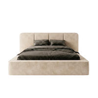 POLSTERBETT RANDELA 160x200 cm, Creme - Creme, Textil (200/160cm) - Fedve