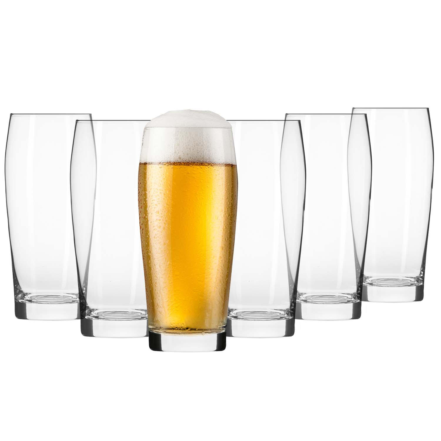 BIERGLÄSER, 6er-Set, 500 ml - Transparent, Glas (0.57L)