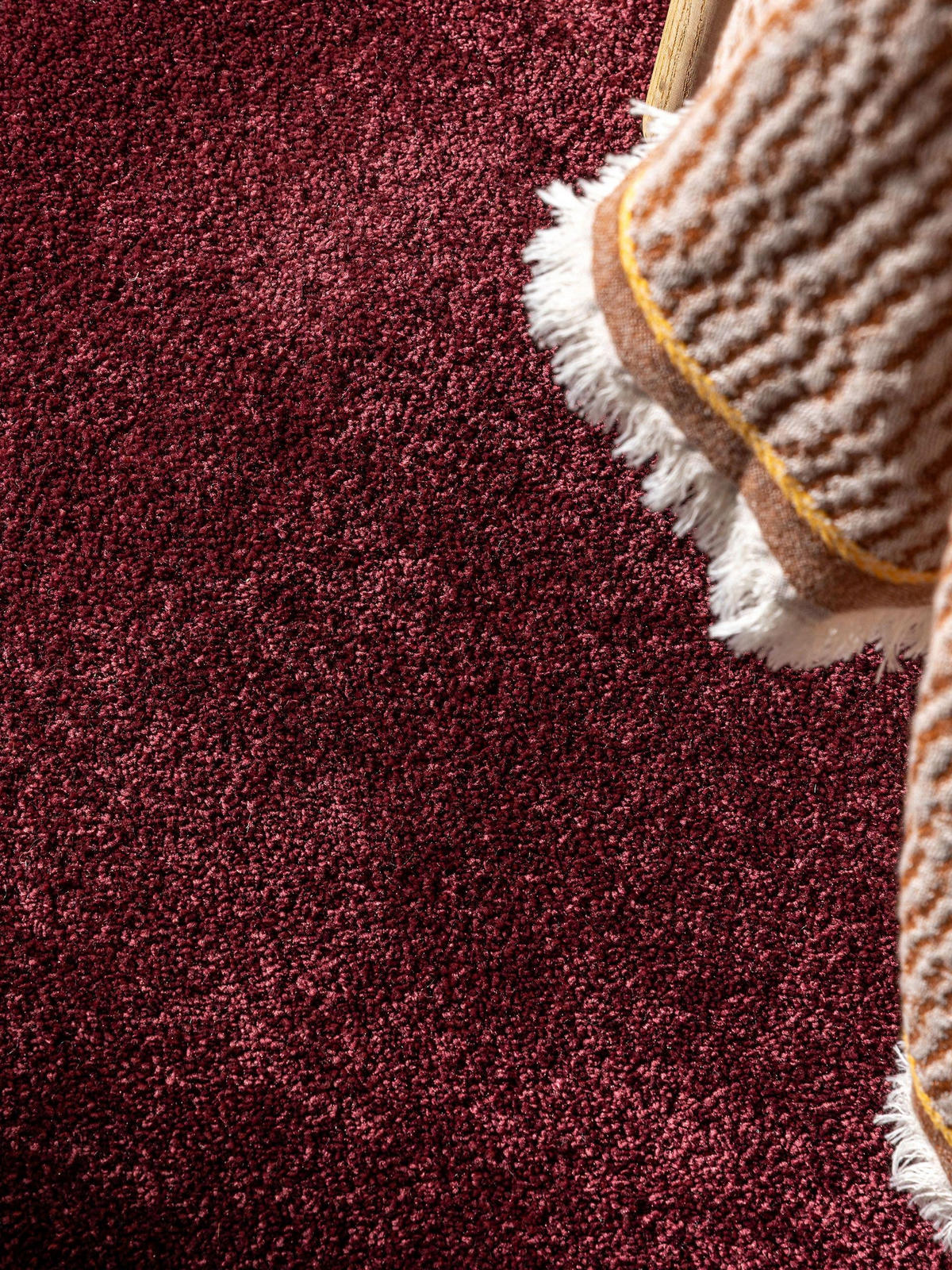 TEPPICH Nina waschbar 200/300 cm - Rot, Kunststoff (200/300cm) - benuta Nest