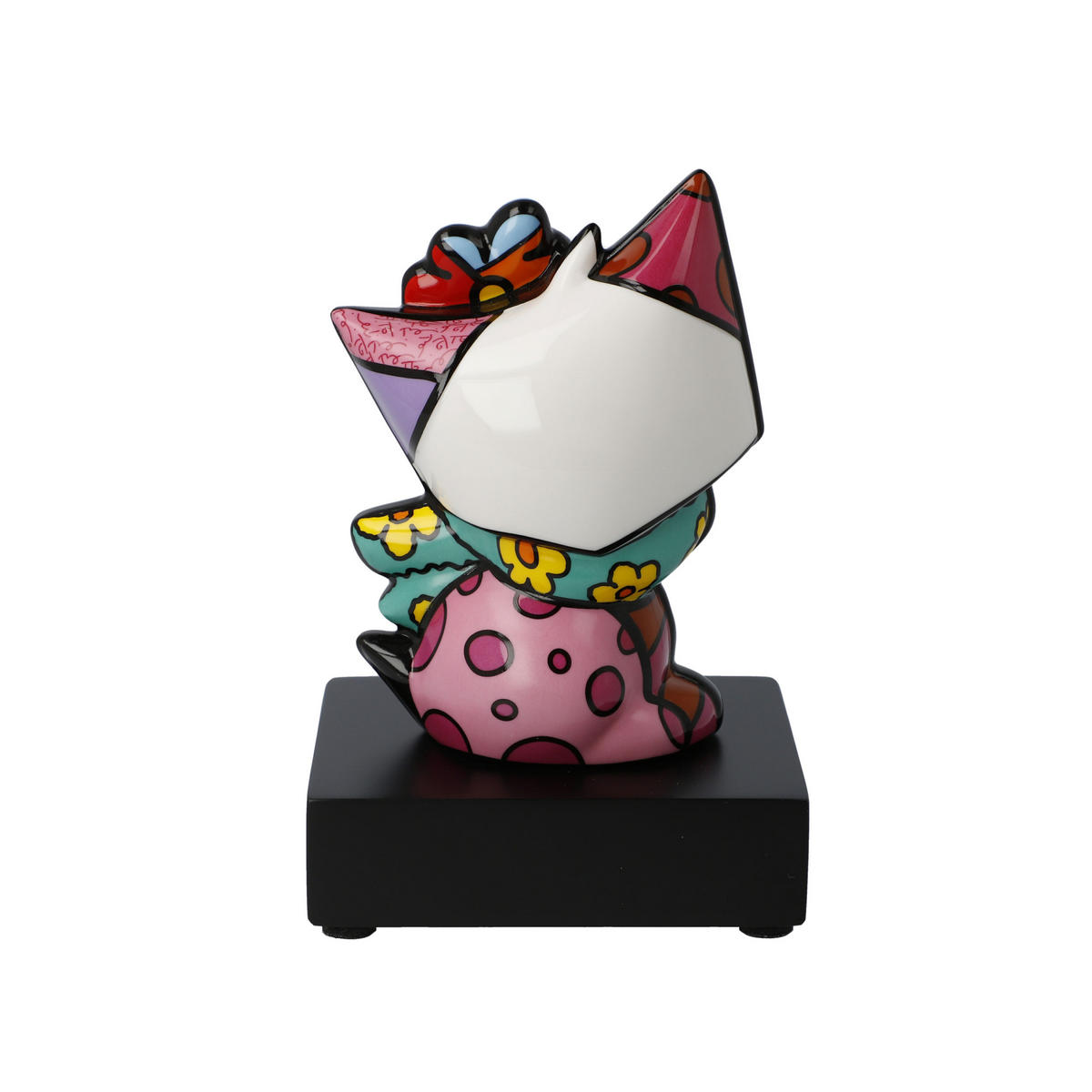 DEKOFIGUR Romero Britto Flowing, Porzellan, Bunt, 14.5 cm - Multicolor, Keramik (8.5/14.5/9.5cm) - Goebel