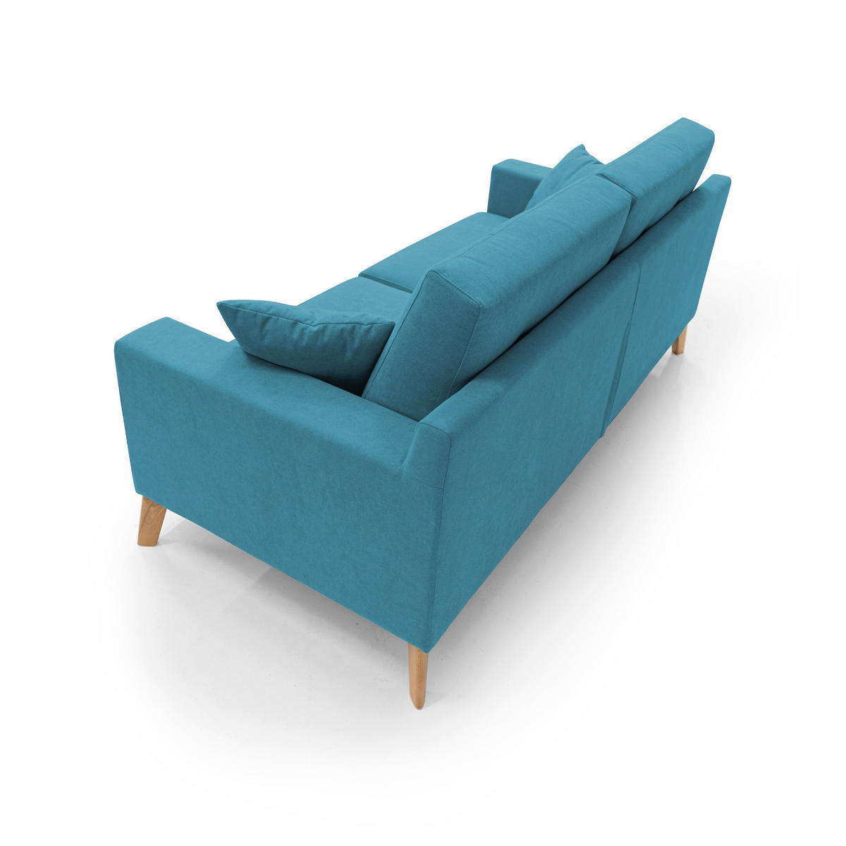 LINEARSOFA Danish - Türkis, Textil (146/95/91cm) - Divani.store