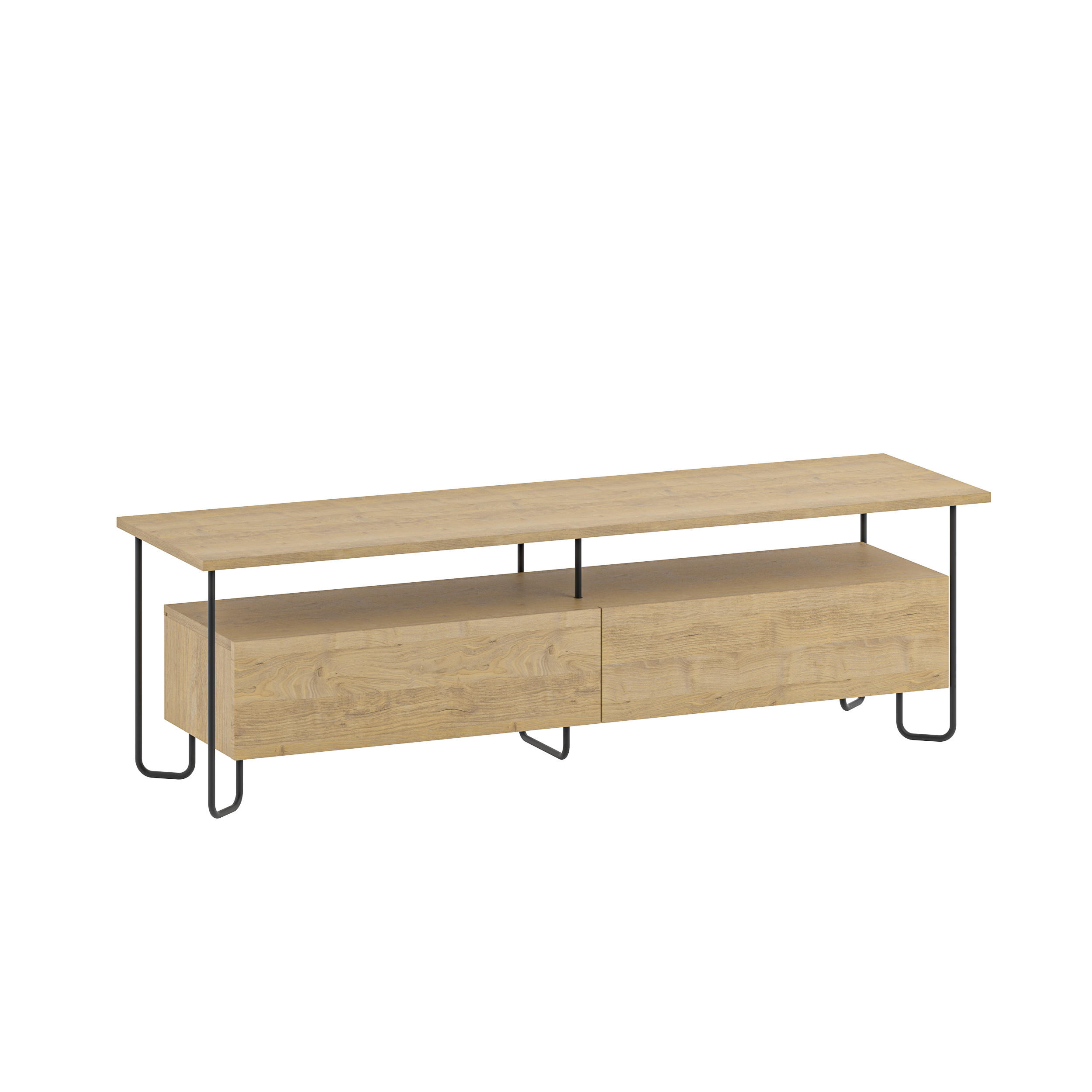 Decortie Tv-Lowboard Eiche 150x45x42 cm