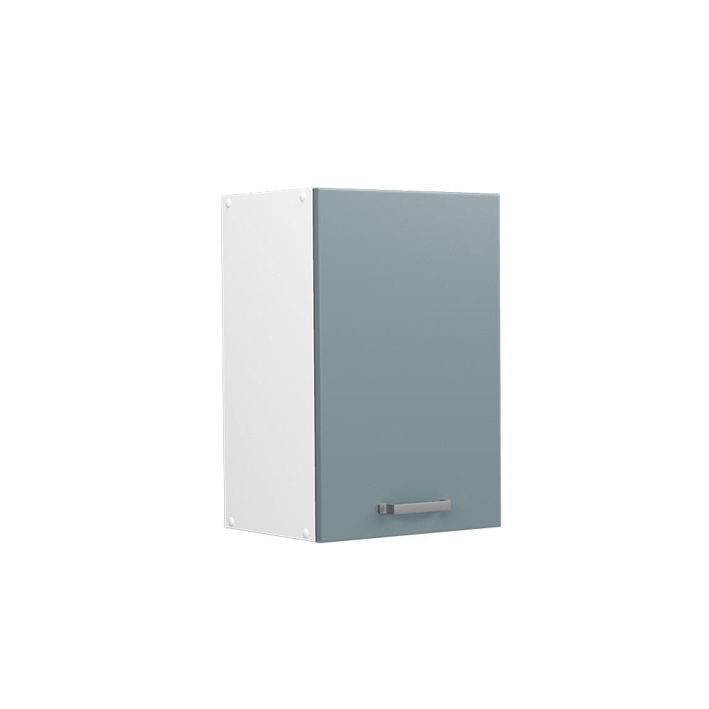 HÄNGESCHRANK R-Line Blau-Grau 40 cm - Blaugrau/Weiß, Holzwerkstoff (40/60/31cm) - Vicco