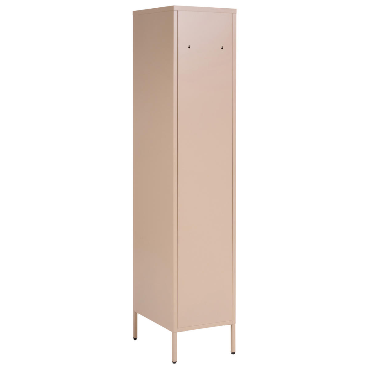 BÜROSCHRANK Metall Beige Frome - Beige, Metall (38/185/50cm) - Beliani