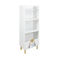 KINDERBÜCHERREGAL Weiß 47/30/118 - Weiß, Holz (47/118/30cm) - Mobili Rebecca
