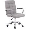 BÜROSTUHL Deal V1, Stoff Grau - Grau, Textil/Metall (56/104/62cm) - TPFLiving
