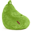 SITZSACK "Plüsch" 60x45x45cm - 120L - Grün, Textil (45/60/45cm) - Green Bean