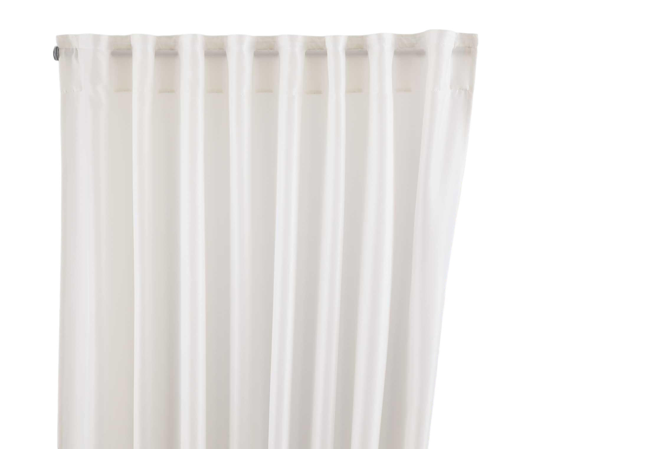 SCHLAUFENGARDINE »Jena« HxB 145x140 cm Creme - Creme, Textil (140/145cm) - Gardinenbox