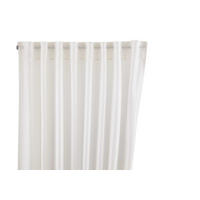 SCHLAUFENGARDINE »Jena« HxB 145x140 cm Creme - Creme, Textil (140/145cm) - Gardinenbox