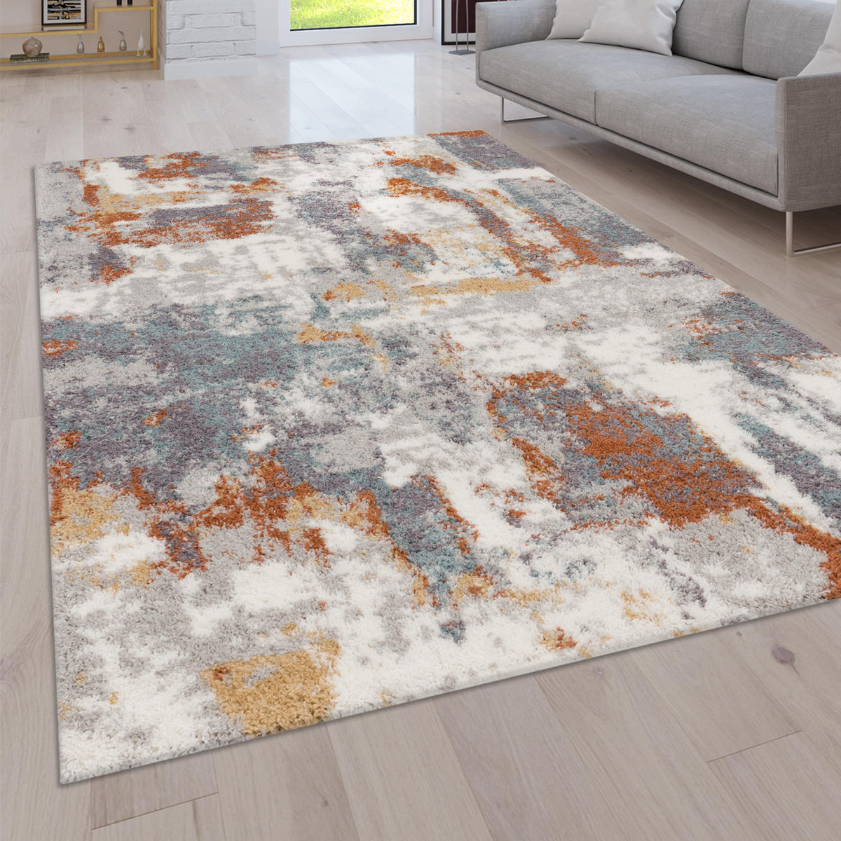 HOCHFLORTEPPICH 80/150 cm Padua 624 - Multicolor, Textil (80/150cm) - Paco Home
