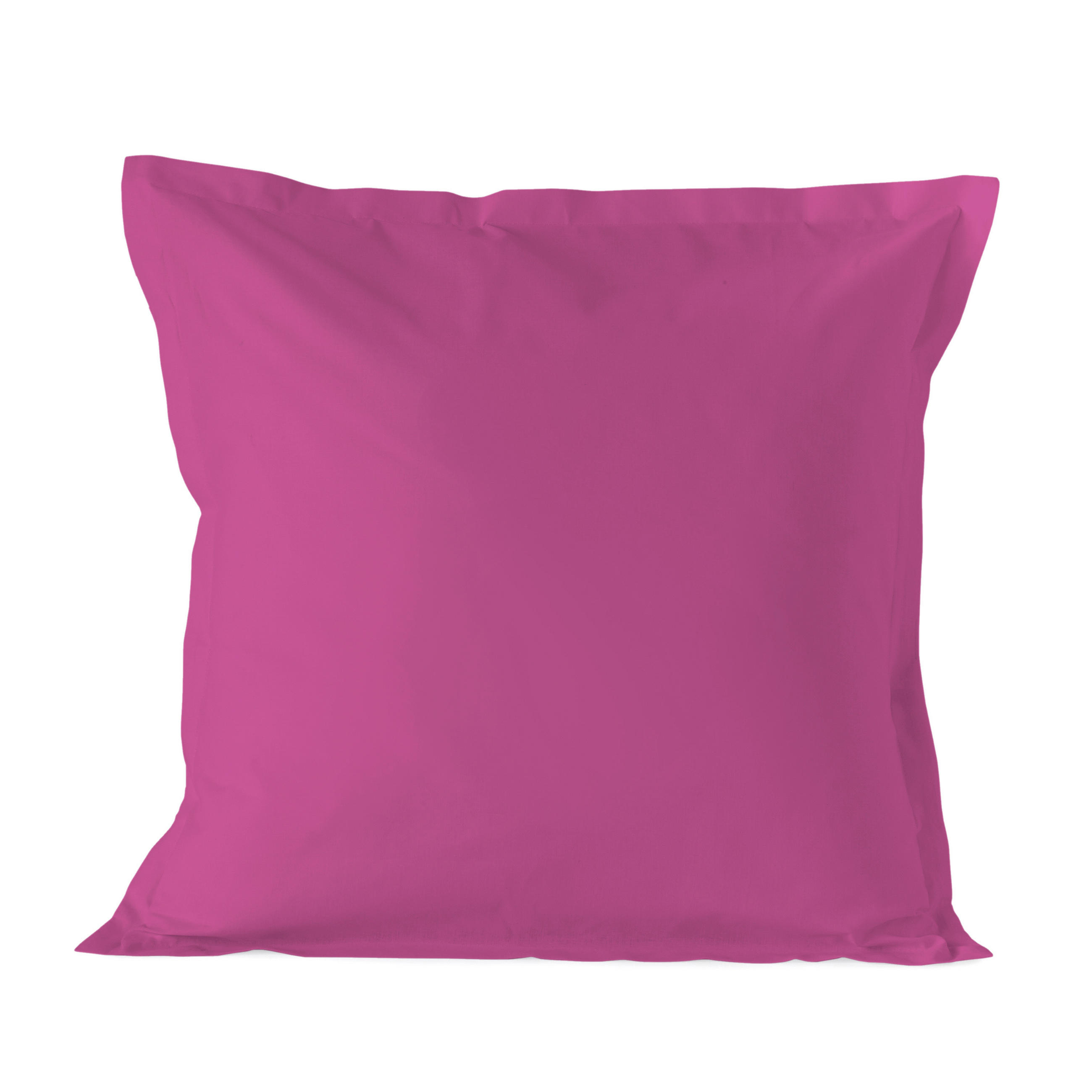 KISSENBEZUG basic 80x80 cm fuchsie - Magenta, Textil (80/80cm) - Happy Friday