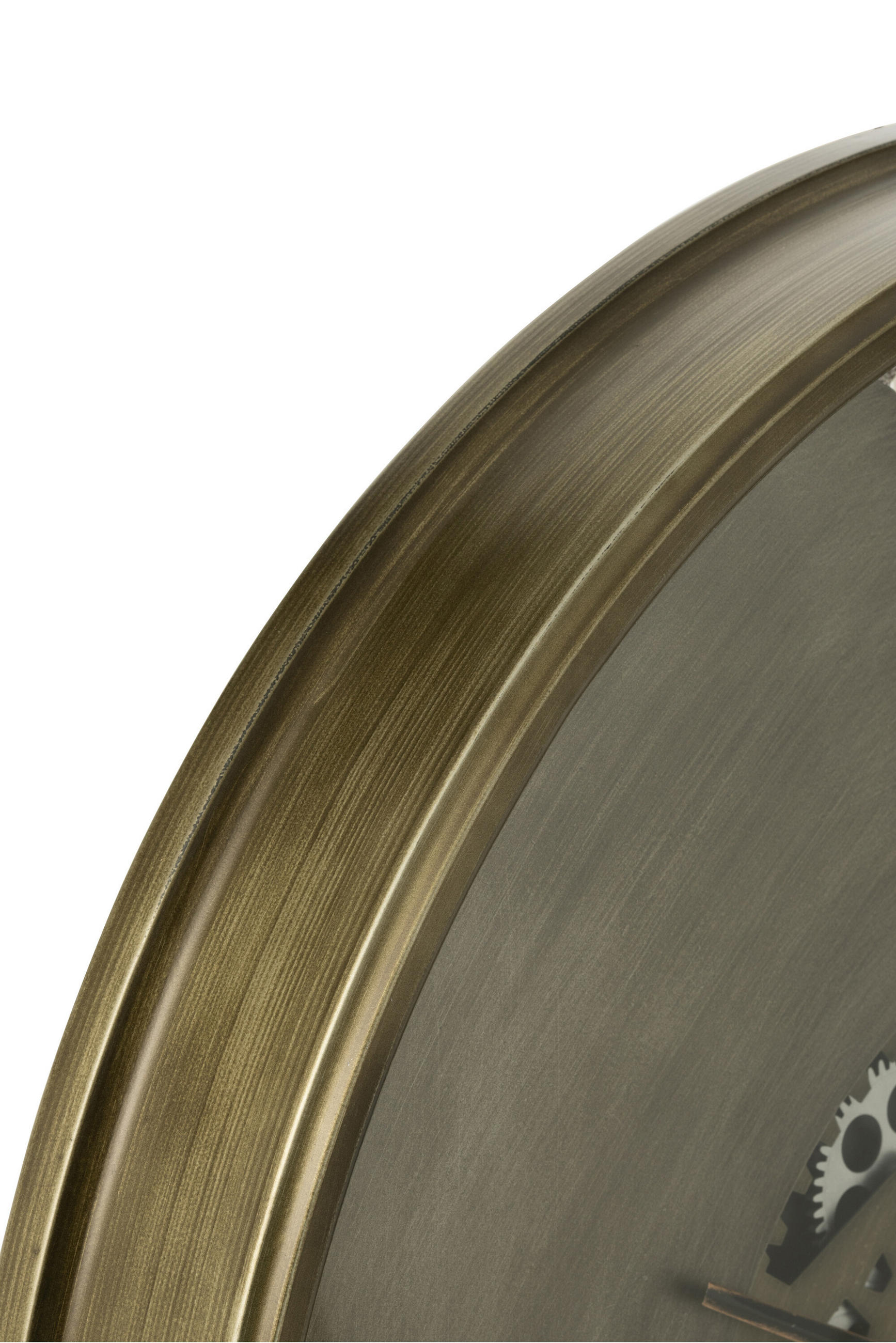 UHR ROMAN - Metall - Kupfer - Ø 80 cm - Kupferfarben, Metall (80/10/80cm) - J-Line