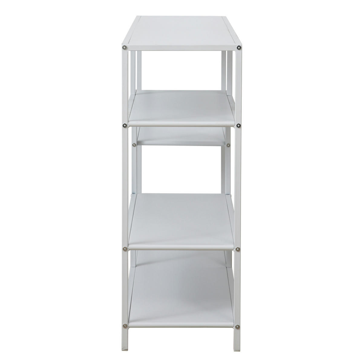 METALLREGAL CASTO Weiß - Weiß, Metall (114/78/30cm) - SVITA