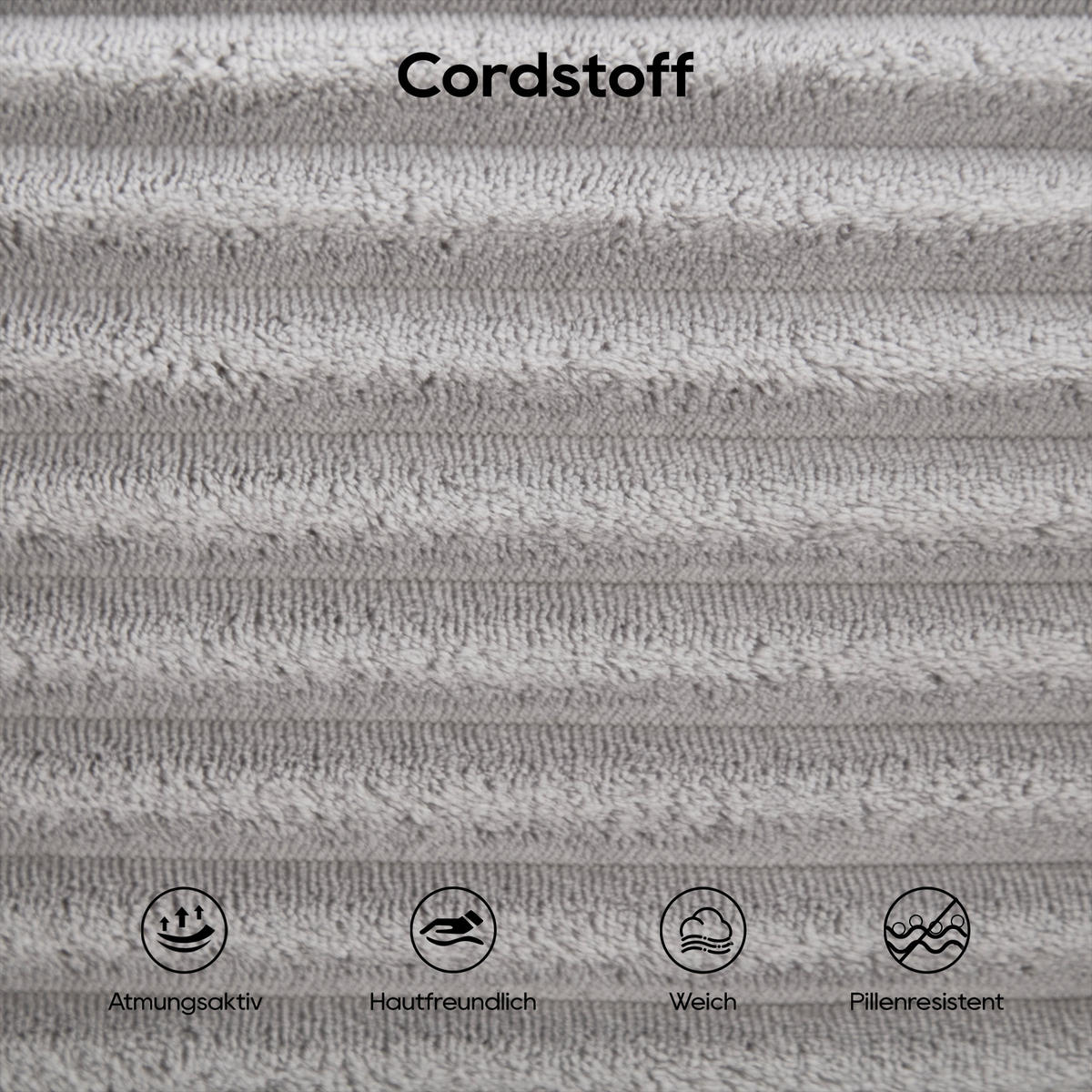 SCHLAFSOFA DE-35272 2-in-1 mit Memory-Schaum Hellgrau - Hellgrau, Textil (62/85/180cm) - ComfortXL