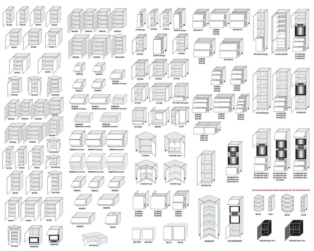 HÄNGESCHRANK Bari W2/30 RAL 7040 fenstergrau (K5) / Grau Matt 30 / 32,5 / 72cm - Grau, Holz/Holzwerkstoff (30/72/32.5cm) - Feldmann-Wohnen