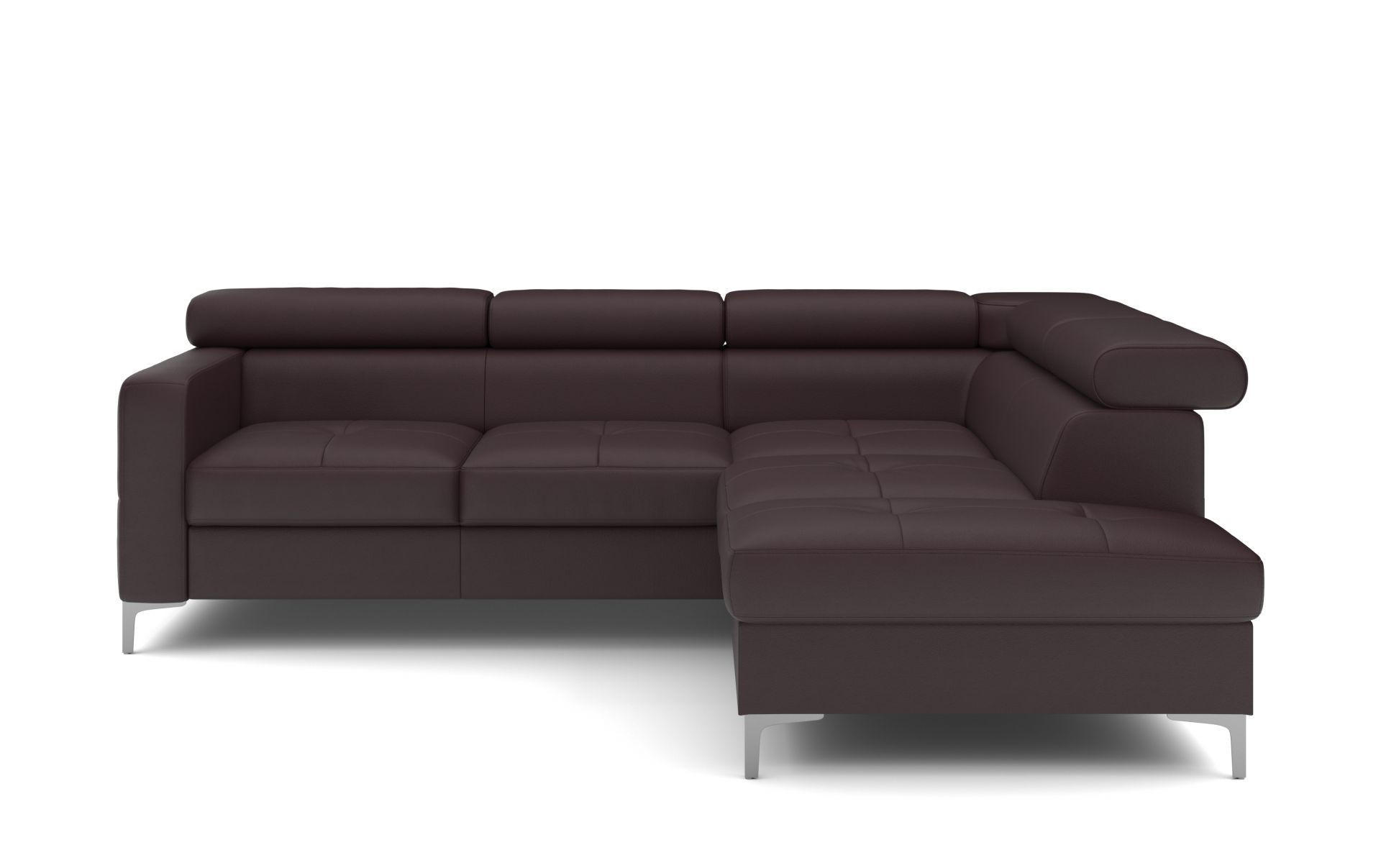 Cotta Eckschlafsofa Dunkelbraun 242x207 cm