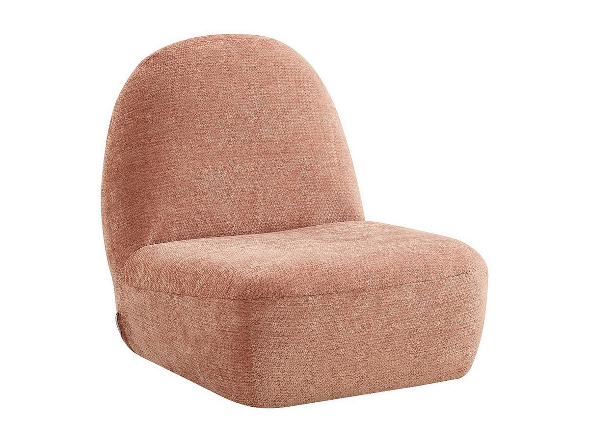 SESSEL mit gerader Rückenlehne - 1 Person - Stoff - Rosa - - Pink, Textil (52.5/58.5/60.5cm) - Vente-Unique